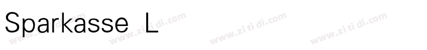 Sparkasse Light字体转换
